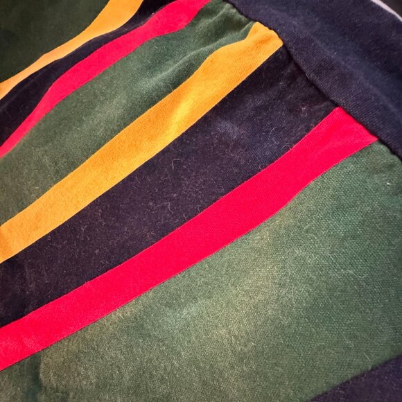 Tommy Hilfiger Reversible Pillow Sham 2 Pc Striped Nautical Flag 20 X 26 Cotton - Picture 8 of 9